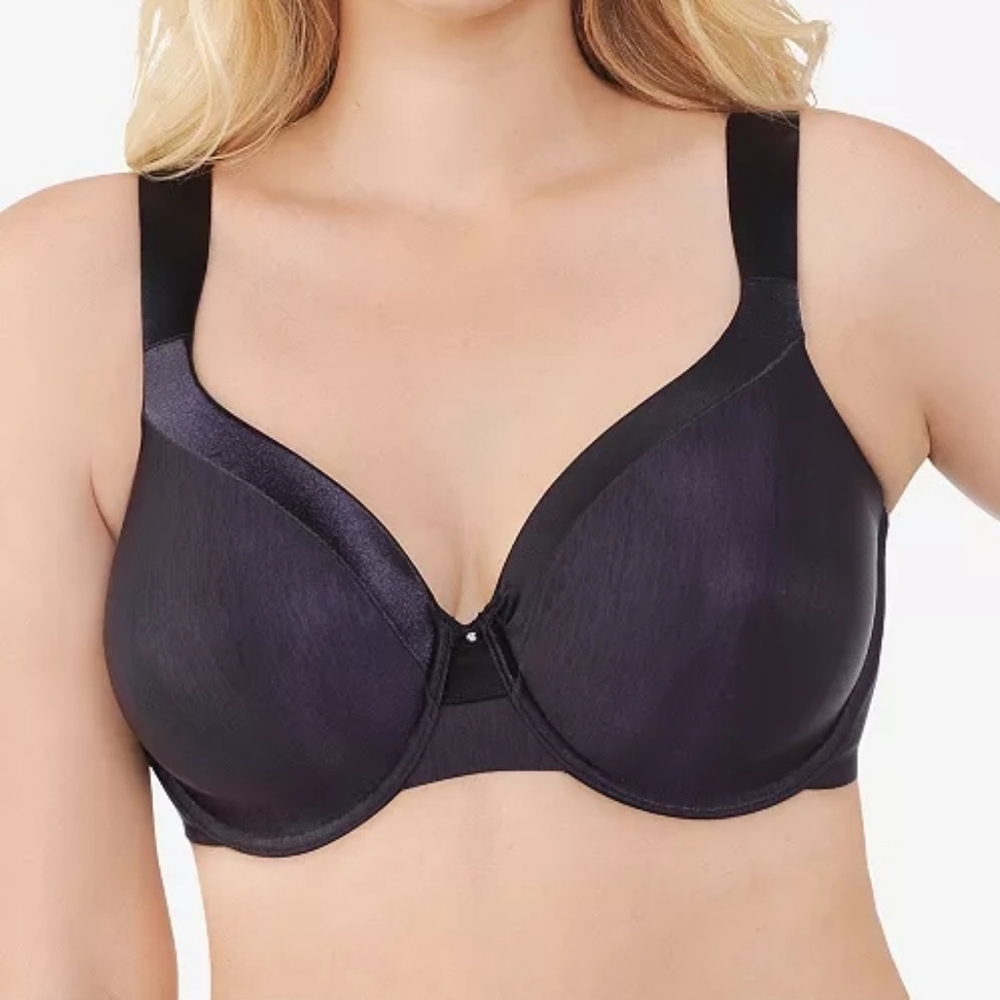 Vanity Fair Illumination Full Figure Underwire Contour Bra in Black 36DD NWT